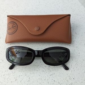 Ray-Ban Kids Black Sunglasses with Brown Case